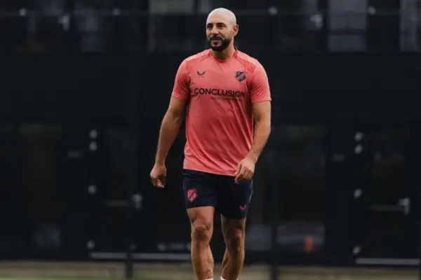 Nordin Amrabat training with FC Utrecht