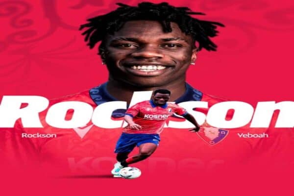 Osasuna complete €3m deal for Ghanaian defender Rockson Yeboah