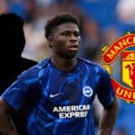 Cameroon midfielder Carlos Baleba during his time at Brighton ahead of his reported move to Manchester United.