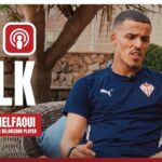 Chelfaoui trains with CR Belouizdad during the club's pre-season camp.