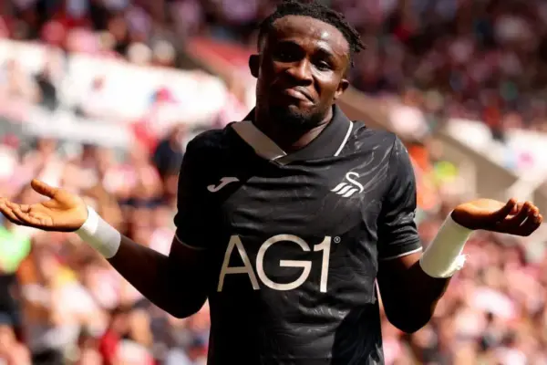 Joseph Opoku scores on Swansea City debut