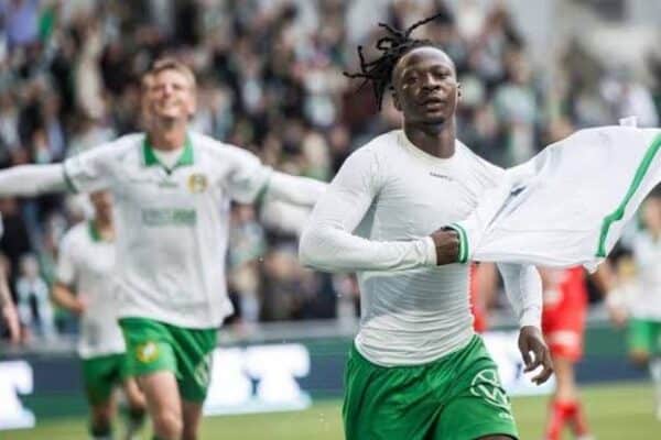 Elohim Kaboré during his time with Hammarby IF