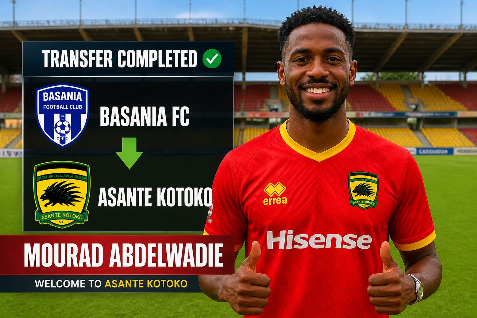 Morocco goalkeeper Mourad Abdelwadie brings fresh strength to Asante Kotoko