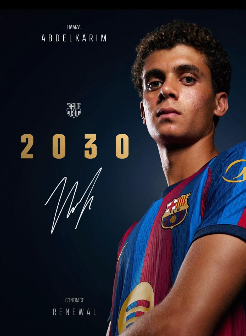 Barcelona Tie Down Egyptian Wonderkid Hamza Abdelkarim Until 2030 With barcelona-tie-down-egyptian-wonderkid-hamza-abdelkarim-until-2030-with