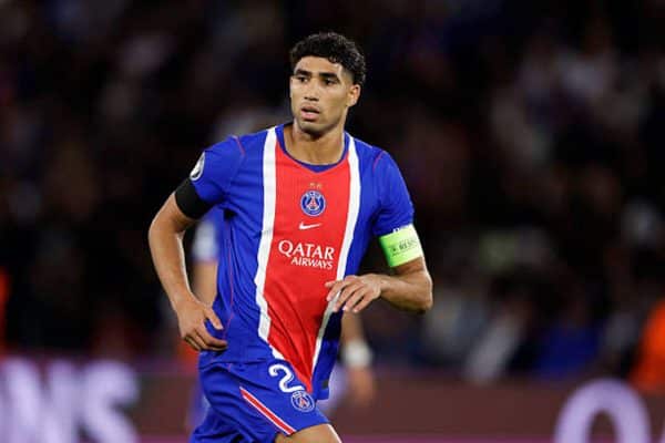 Achraf Hakimi PSG goal drought