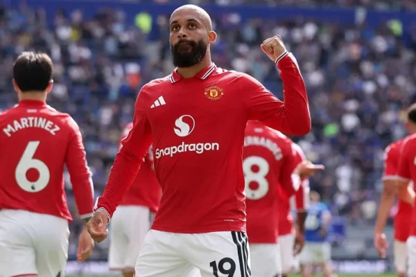 Bryan Mbeumo on target for Manchester United