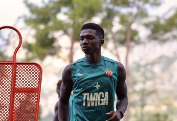 Lamine Camara returns to Monaco training