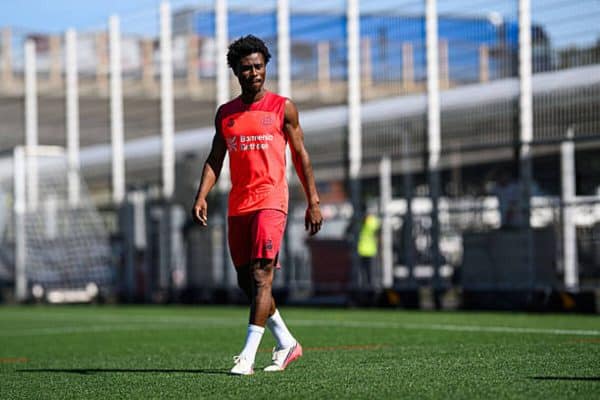 Nathan Tella returns to full Bayer Leverkusen training