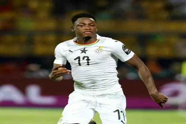 Ghana defender Baba Rahman during international duty with the Black Stars.