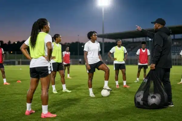 Ghana's Black Princesses prepare to face Ecuador in their U20 Women's World Cup Group C match.