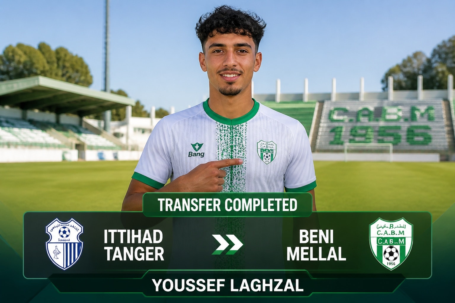 Morocco goalkeeper Youssef Laghzal joins Beni Mellal on a free transfer
