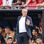 Morocco head coach Mohamed Ouahbi