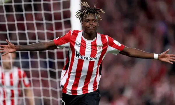 Nico Williams returns to full training with Athletic Bilbao Is this conversation helpful so far?