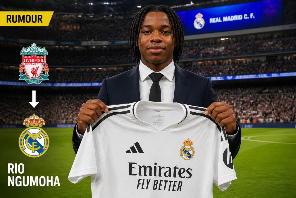 Real Madrid monitor Liverpool’s teenage winger Rio Ngumoha