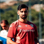 Mohamed Amoura, the Algerian forward praised by OGC Nice coach Olivier Pantaloni.